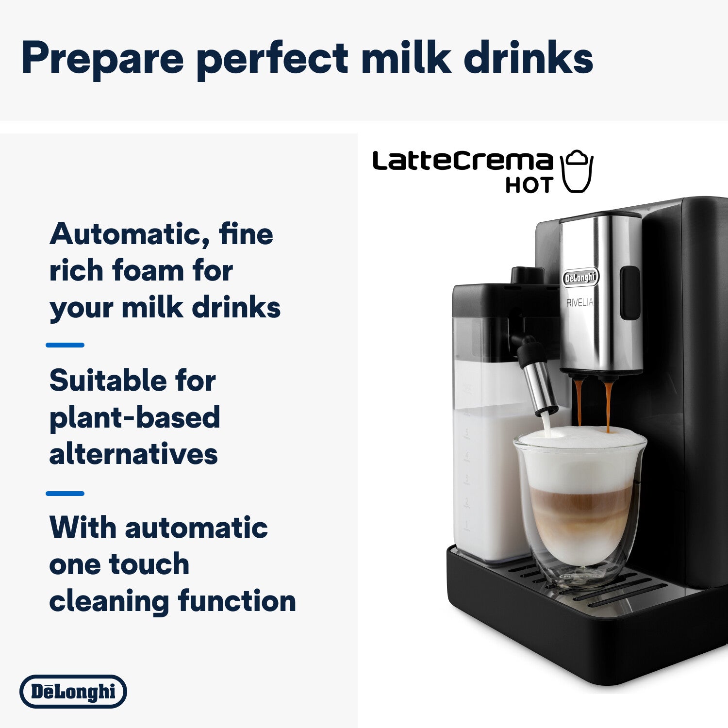 Delonghi Coffee Machine Fully-Auto Rivelia