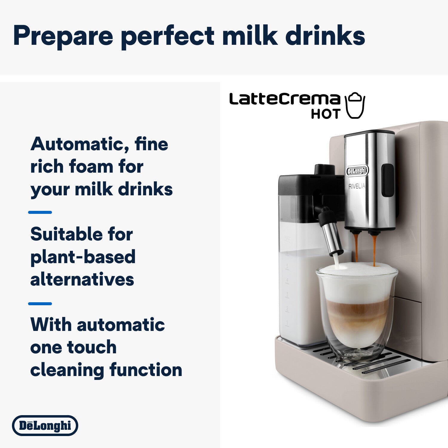 Delonghi Coffee Machine Fully-Auto Rivelia