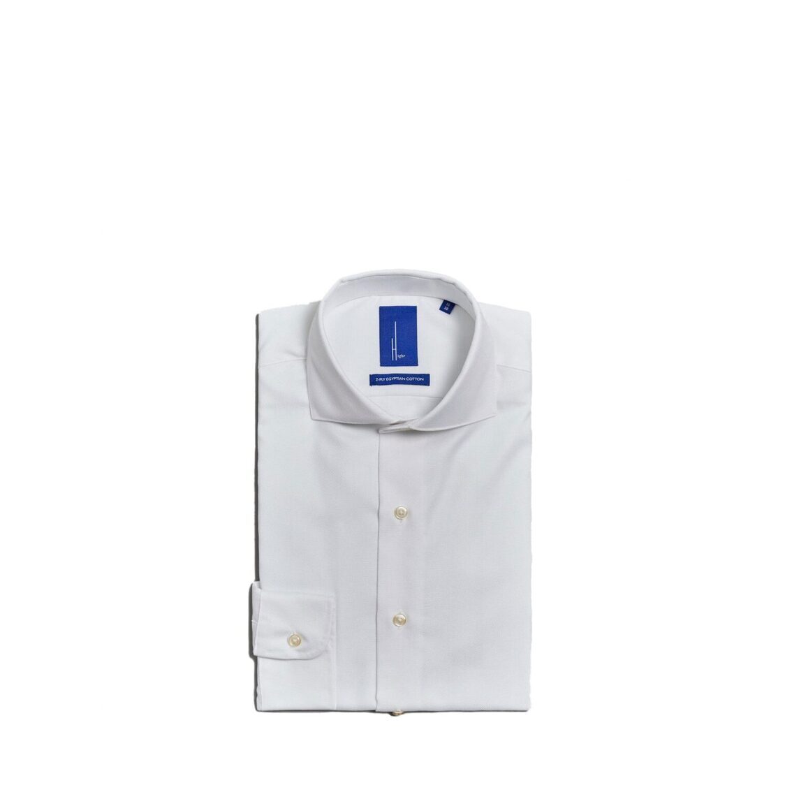 Highr Long Sleeve Shirt White Dobby HRLSE085-WH