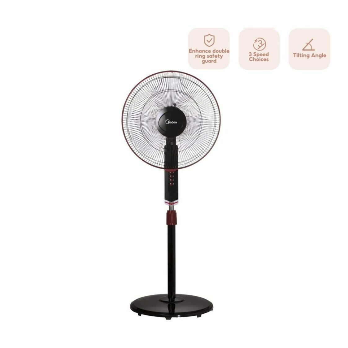 MIDEA Stand Fan 16 Inch (MS-608B)