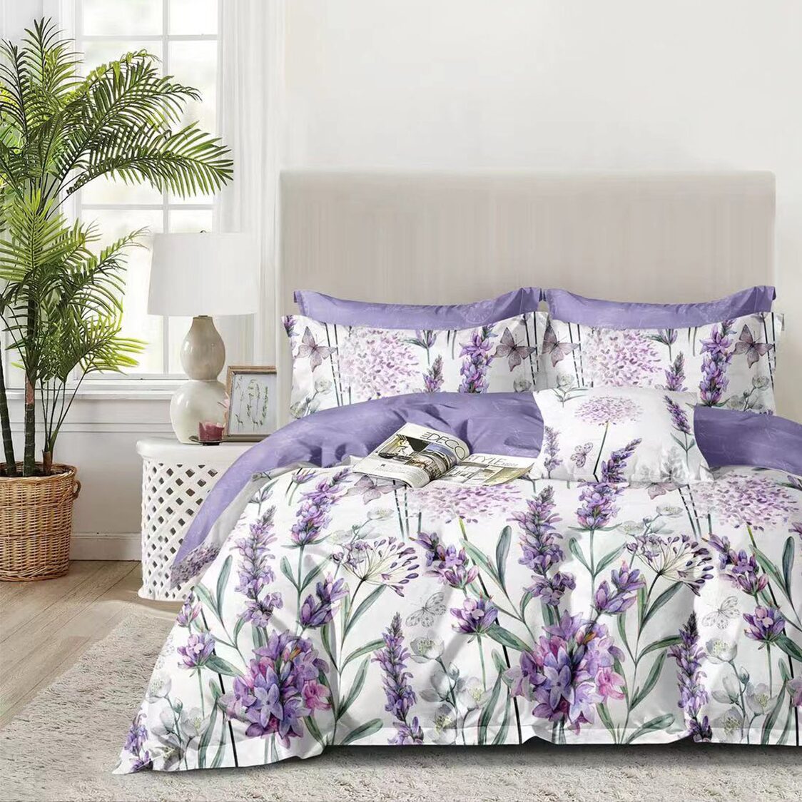 Urban Luxury Bouquet Collection 100% Cotton / 900 Thread Count Fitted Sheet Set / Bed Set - WPF