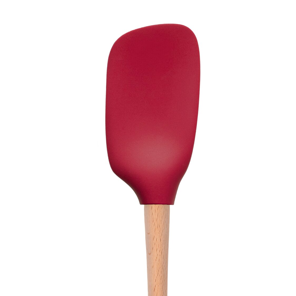 Tovolo Flex-Core Wood Handled Spoonula Cayenne