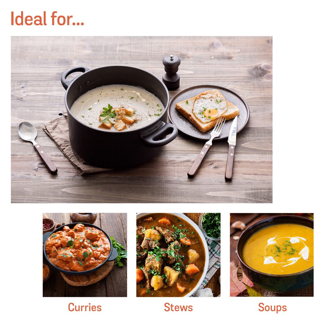 Meyer Cook N Look Nonstick Stockpot (Induction)