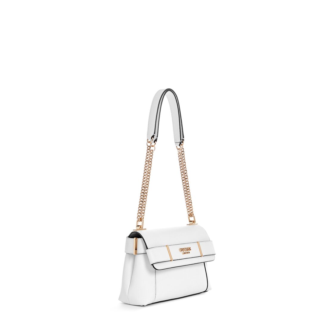 Guess Anadela Convertible Crossbody Flap,White