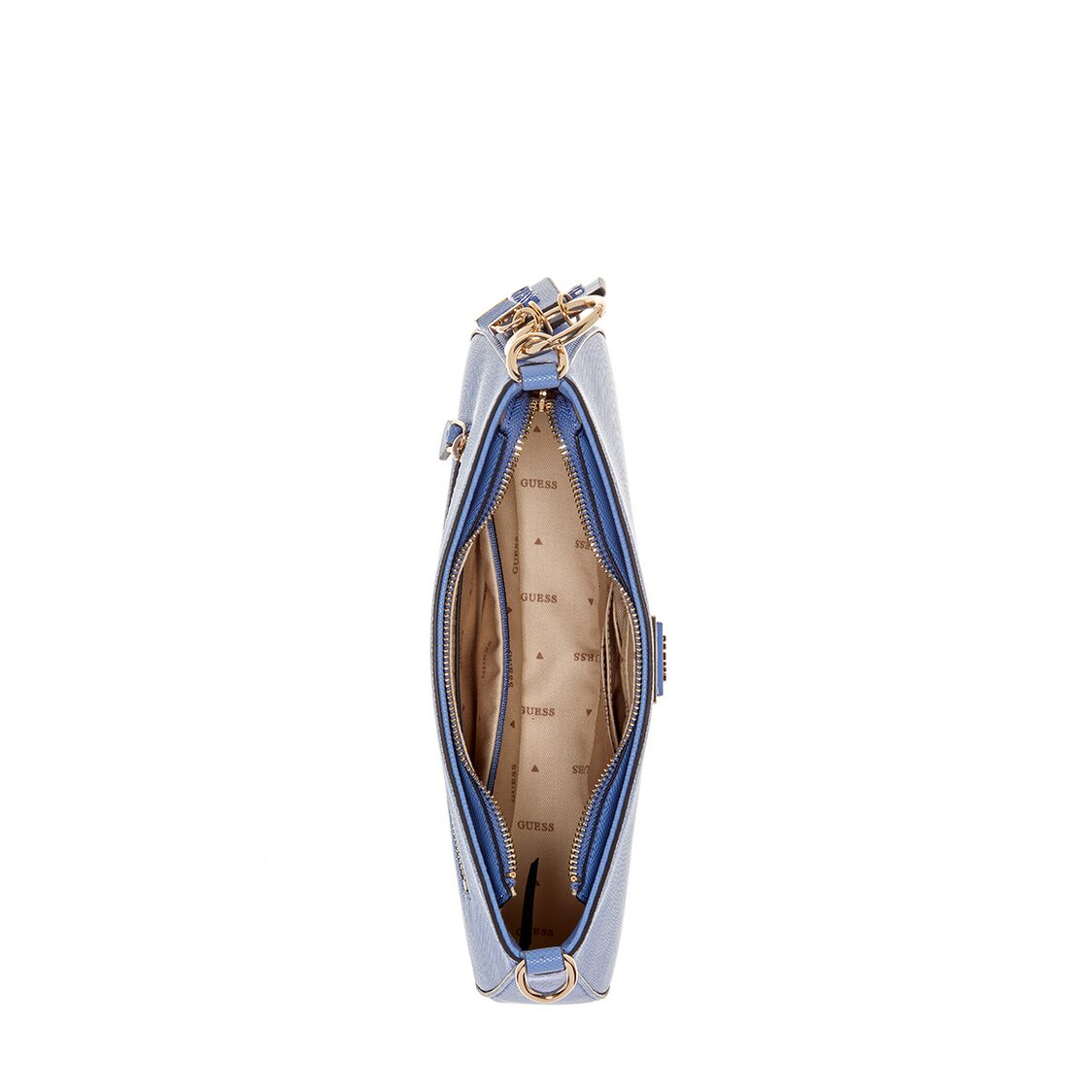 Guess Noelle Top Zip Shoulder Bag, Stormy Blue