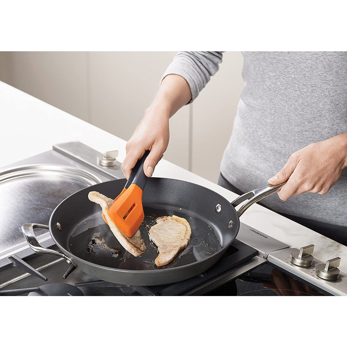 Joseph Joseph Turner Tongs -Grey/Orange - 10142