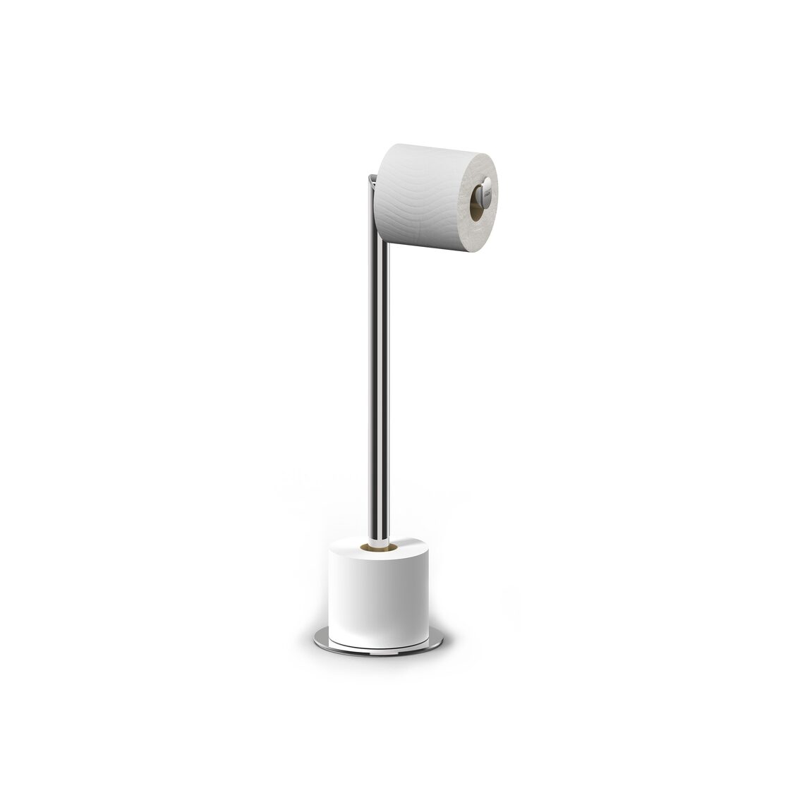 Joseph-Joseph EasyStore Luxe 2-in-1 Stainless-steel Toilet Roll Stand