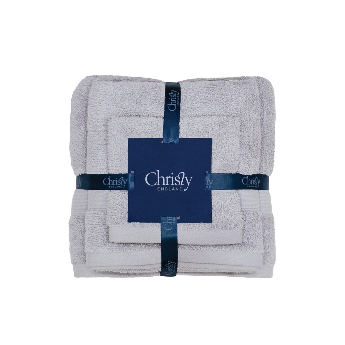 Christy 100% Combed Cotton 4pc (Face,Sports,Bath Towel & Terry Mat) Bundle Set