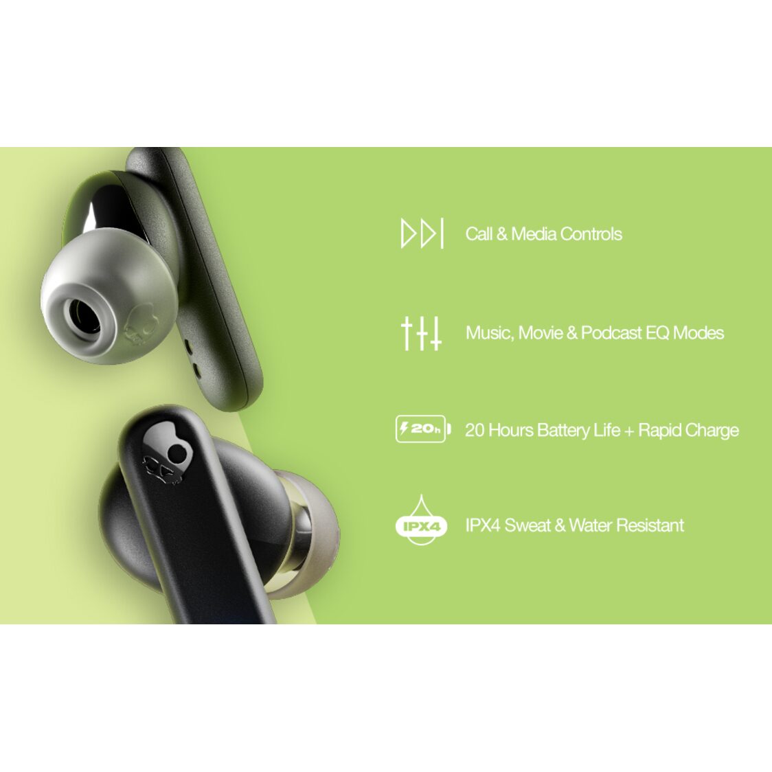 Skullcandy Smokin Buds True Wireless In-ear True Black