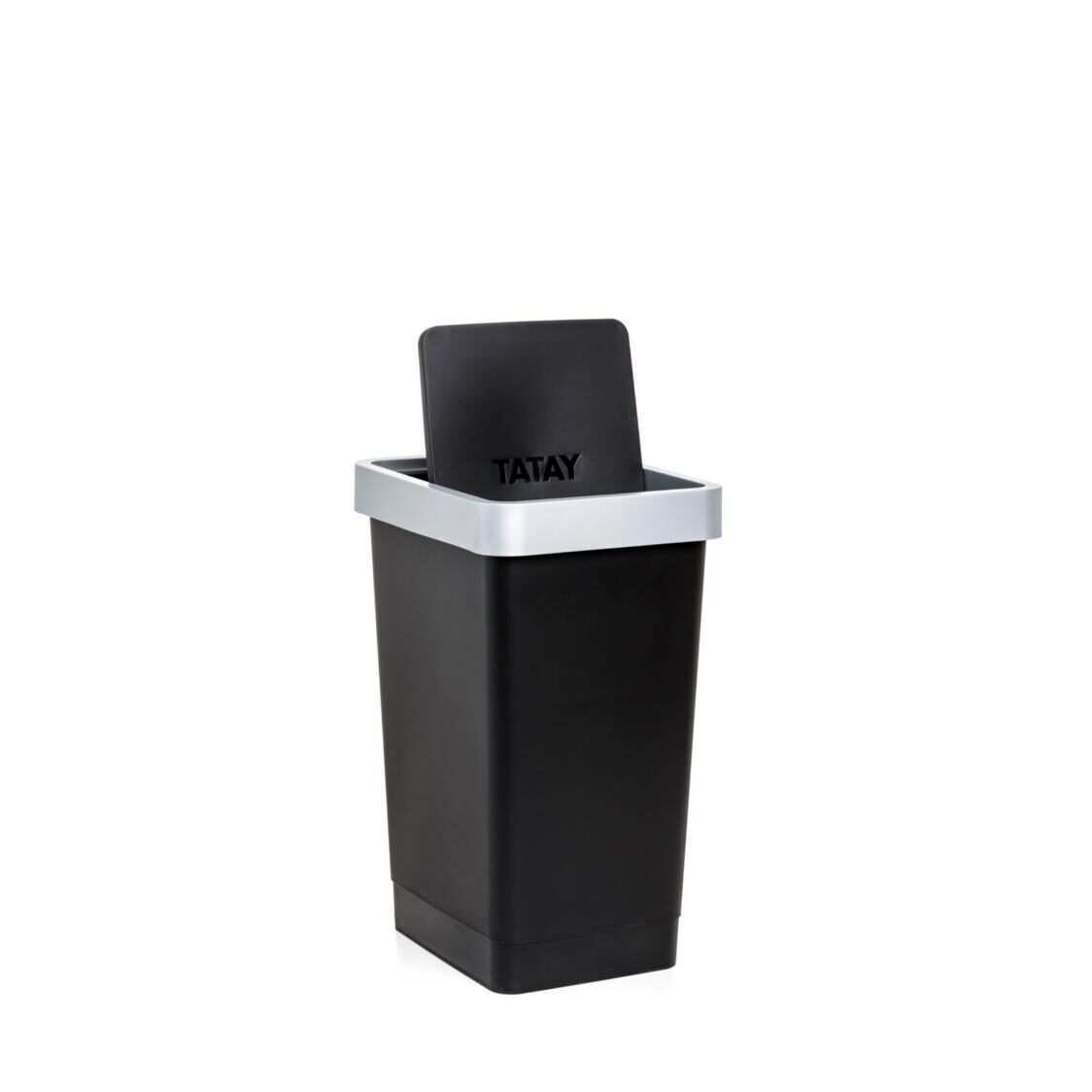 Tatay Swing Dustbin Smart 25L Black