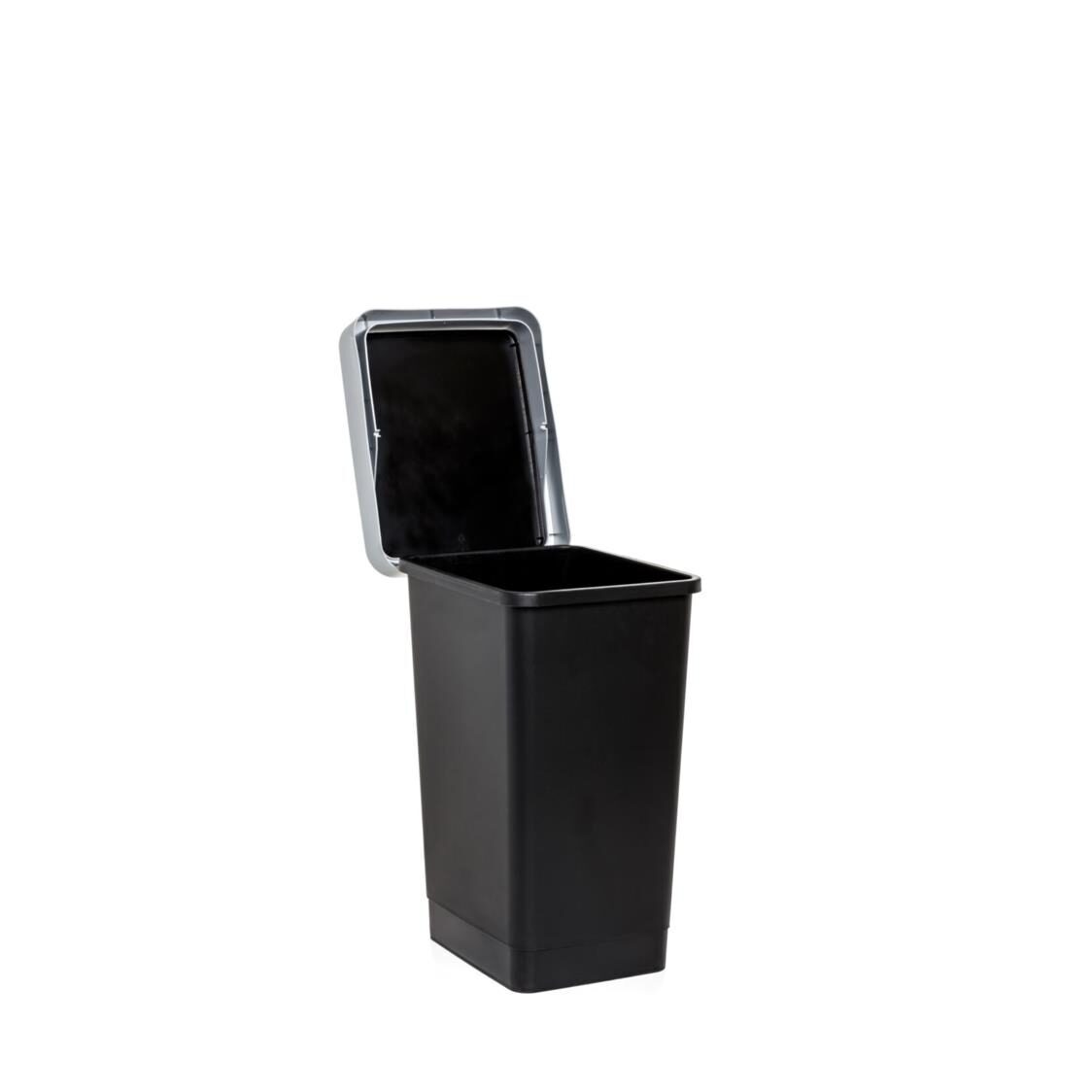 Tatay Swing Dustbin Smart 25L Black