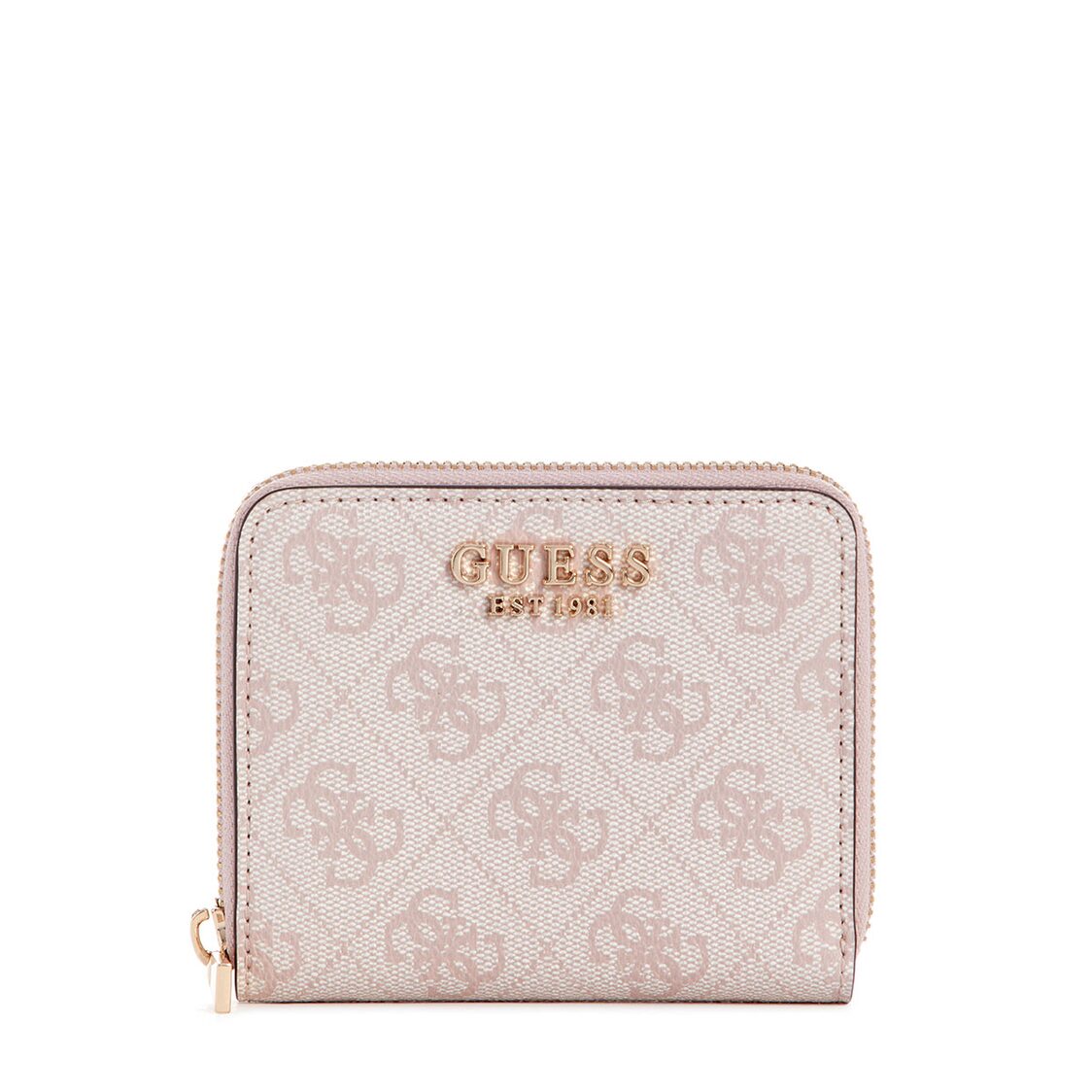 Guess Katya Slg Small Zip Around - Rose Water Logo