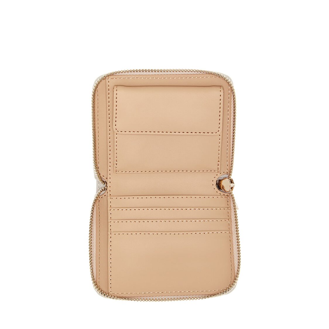 Guess Katya Slg Small Zip Around - Rose Water Logo