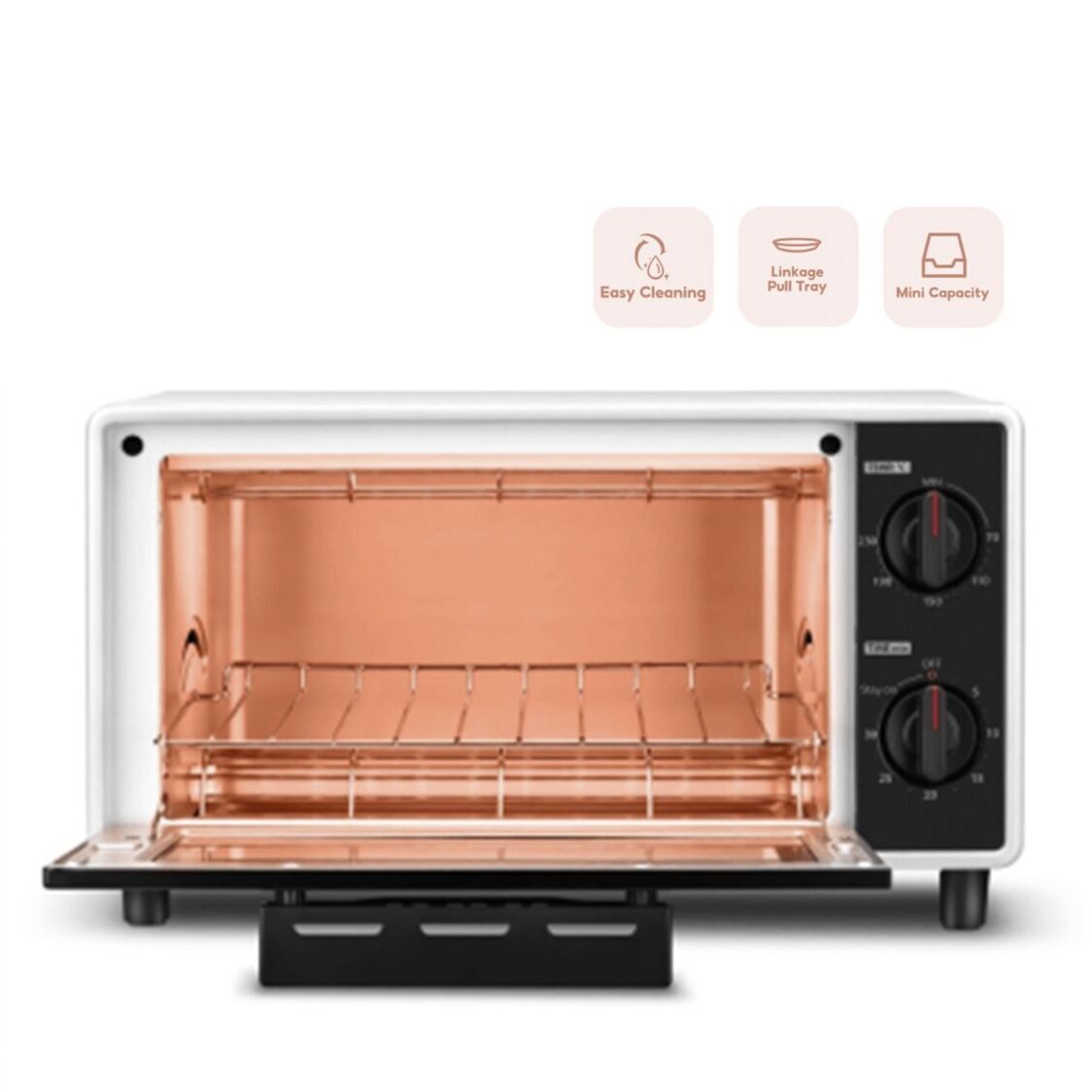 TOSHIBA Toaster Oven 800W 10L (TM-MM10DZF WH)