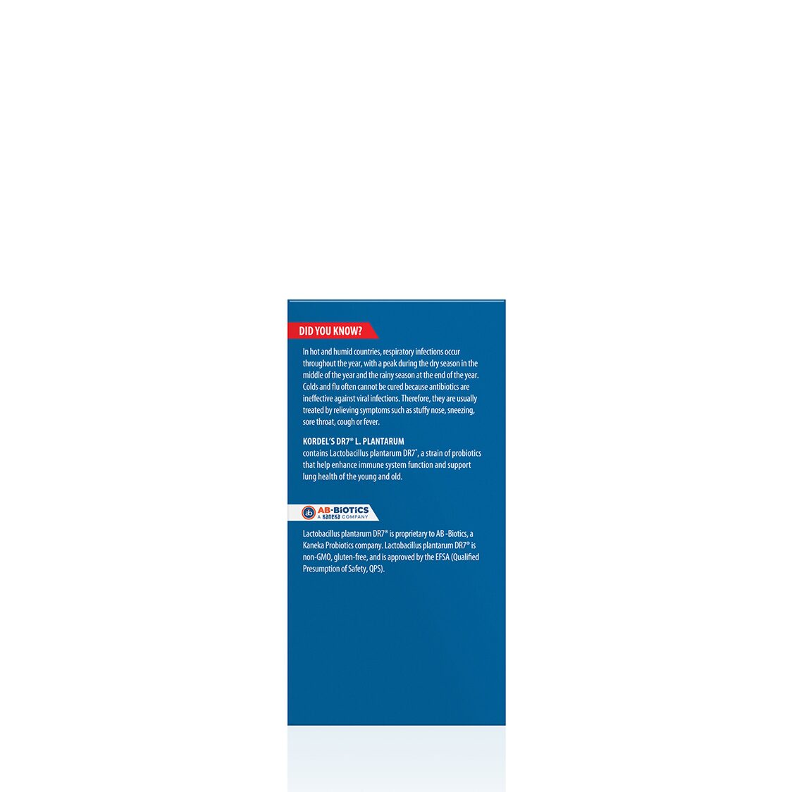 Kordel's DR7® L.Plantarum 1 Billion Guaranteed 30's