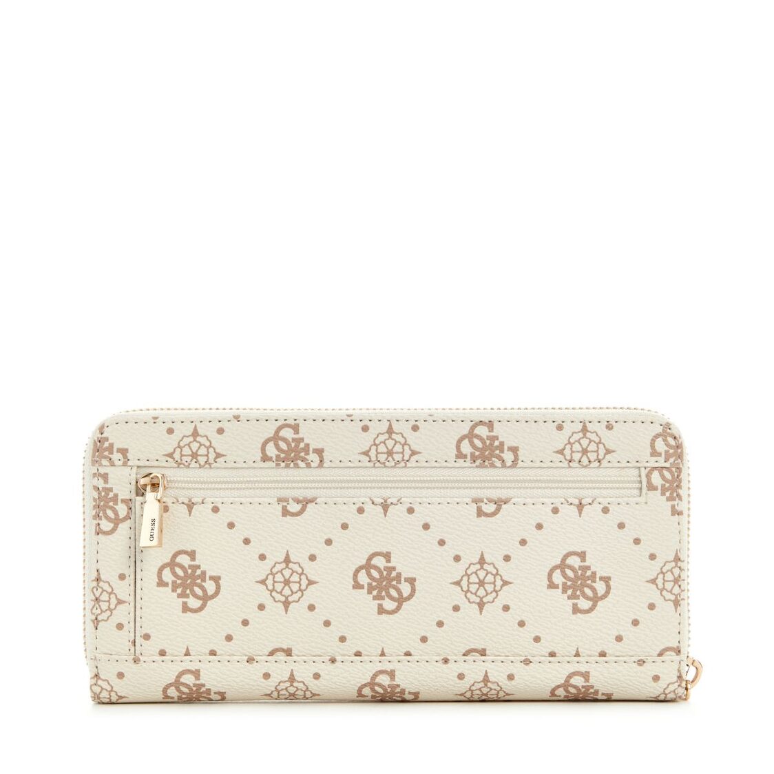 SILIA SLG LARGE ZIP AROUND,VANILLA LOGO