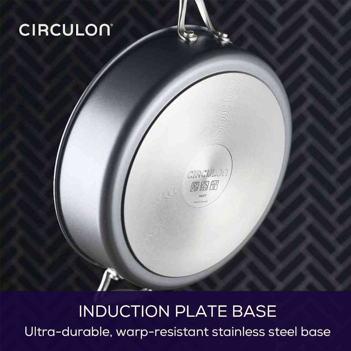 Circulon ScratchDefense A1 28cm/4.7L Covered Saute with Helping Handle