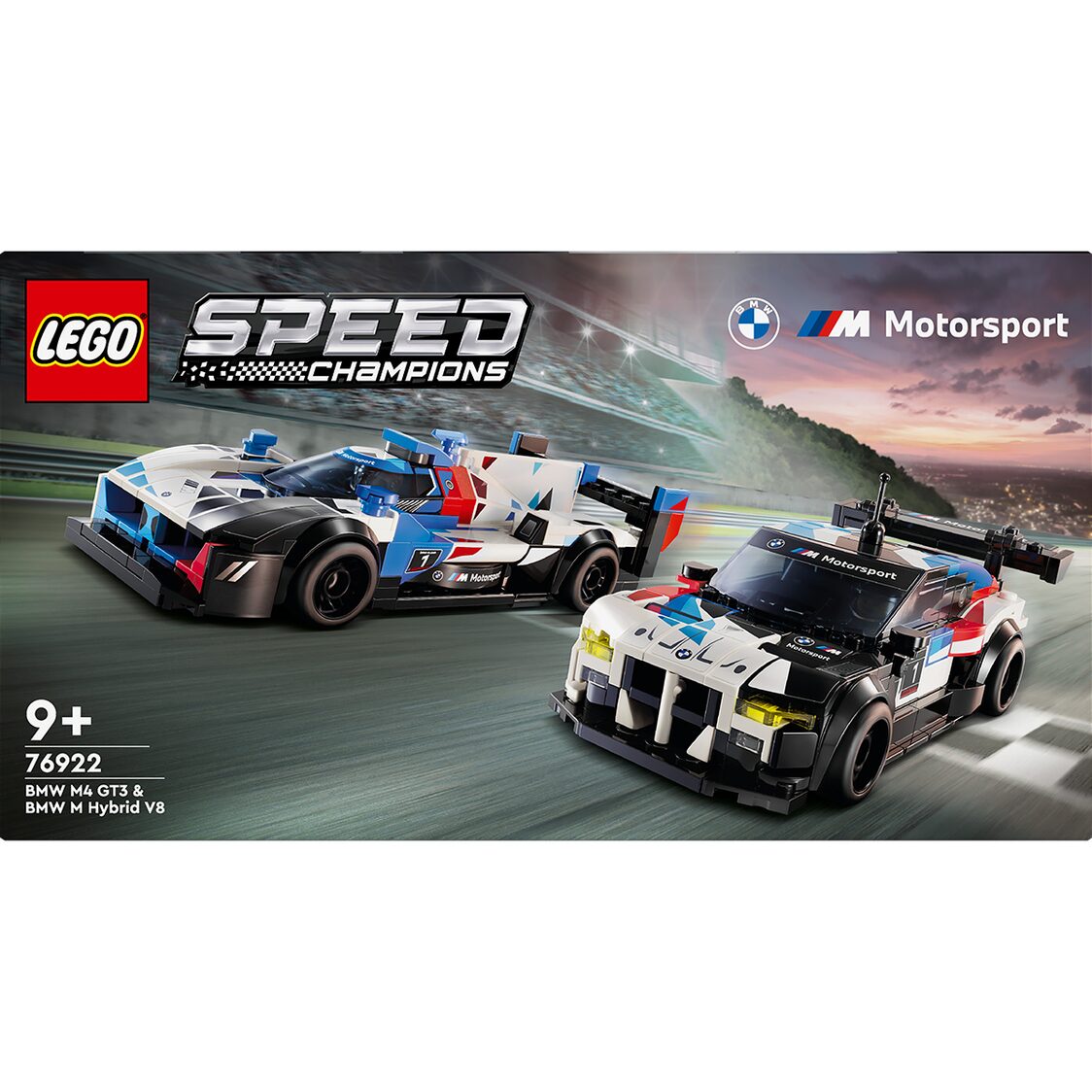 Lego 76922 Speed Champions Lego BMW M4 GT3 & BMW M Hybrid V8 Race Cars