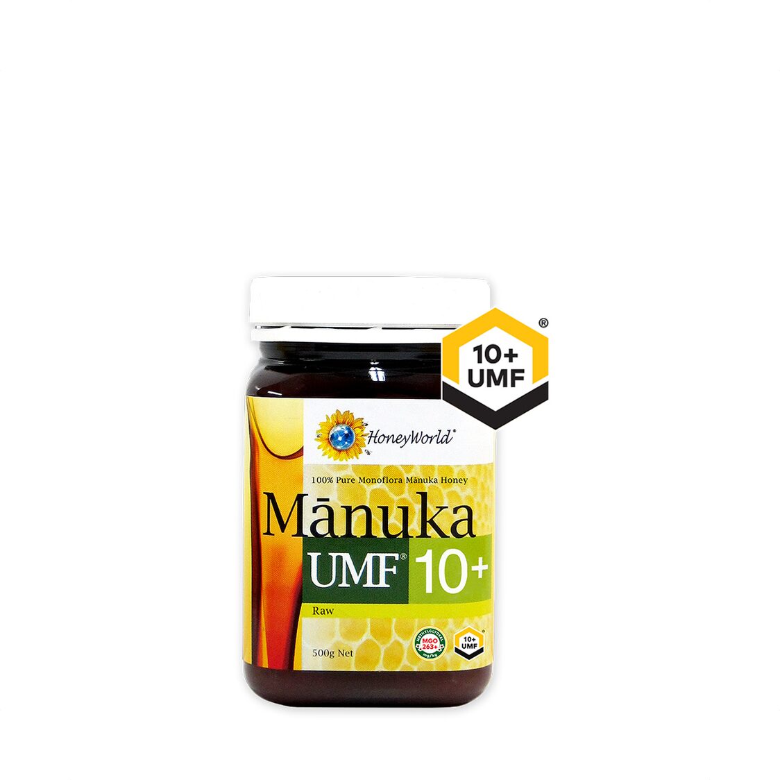 HoneyWorld® Raw Manuka UMF™10+ 500g