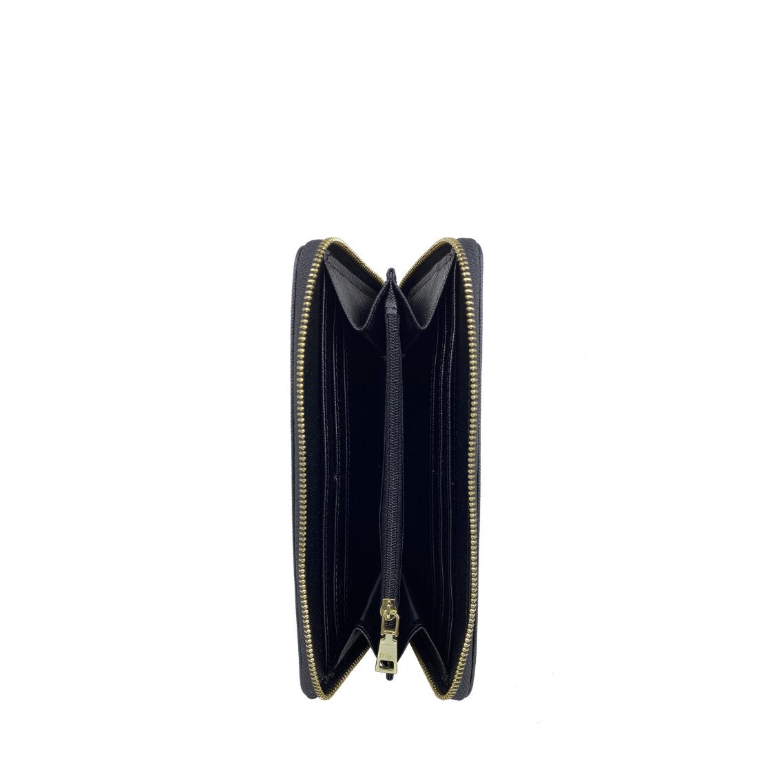 Mel&Co Saffiano-Effect Zip-Around Wallet