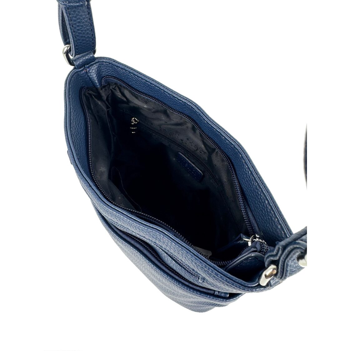 Mel&Co Lychee Embossed Multiple Pockets Sling Bag