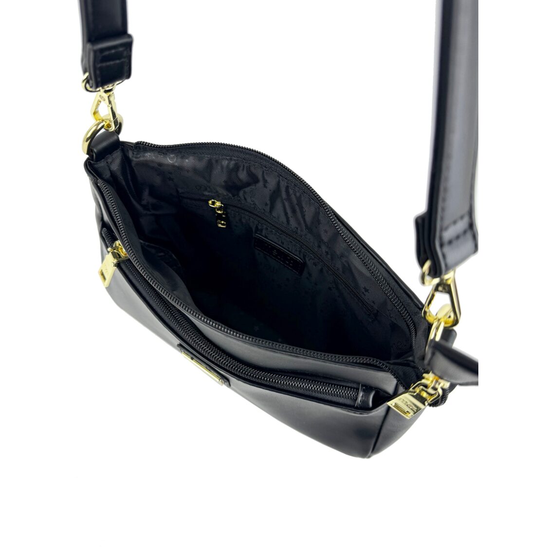 Mel&Co Medium Shoulder Sling Bag Black