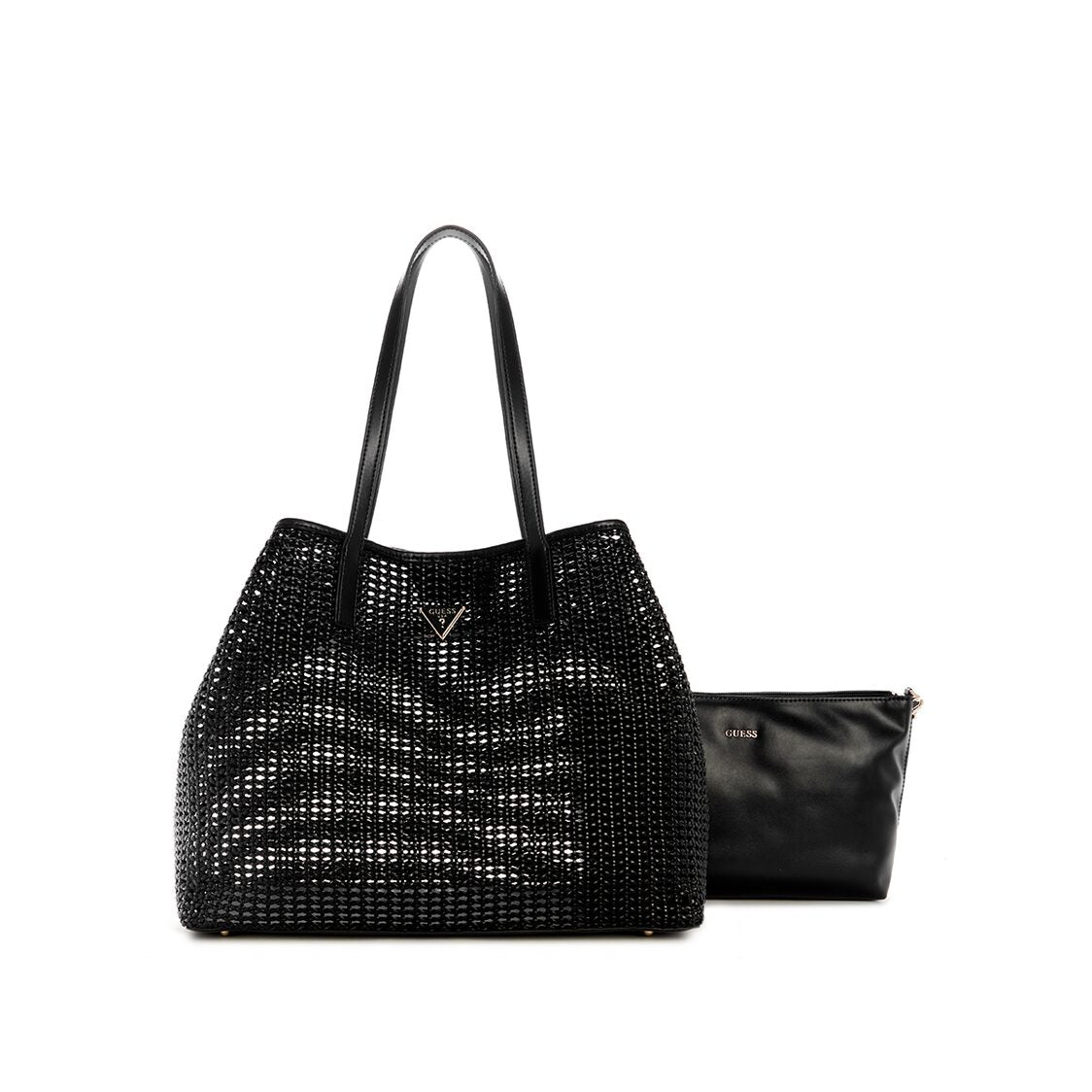 BRIGITTA LARGE 2 IN 1 TOTE,BLACK