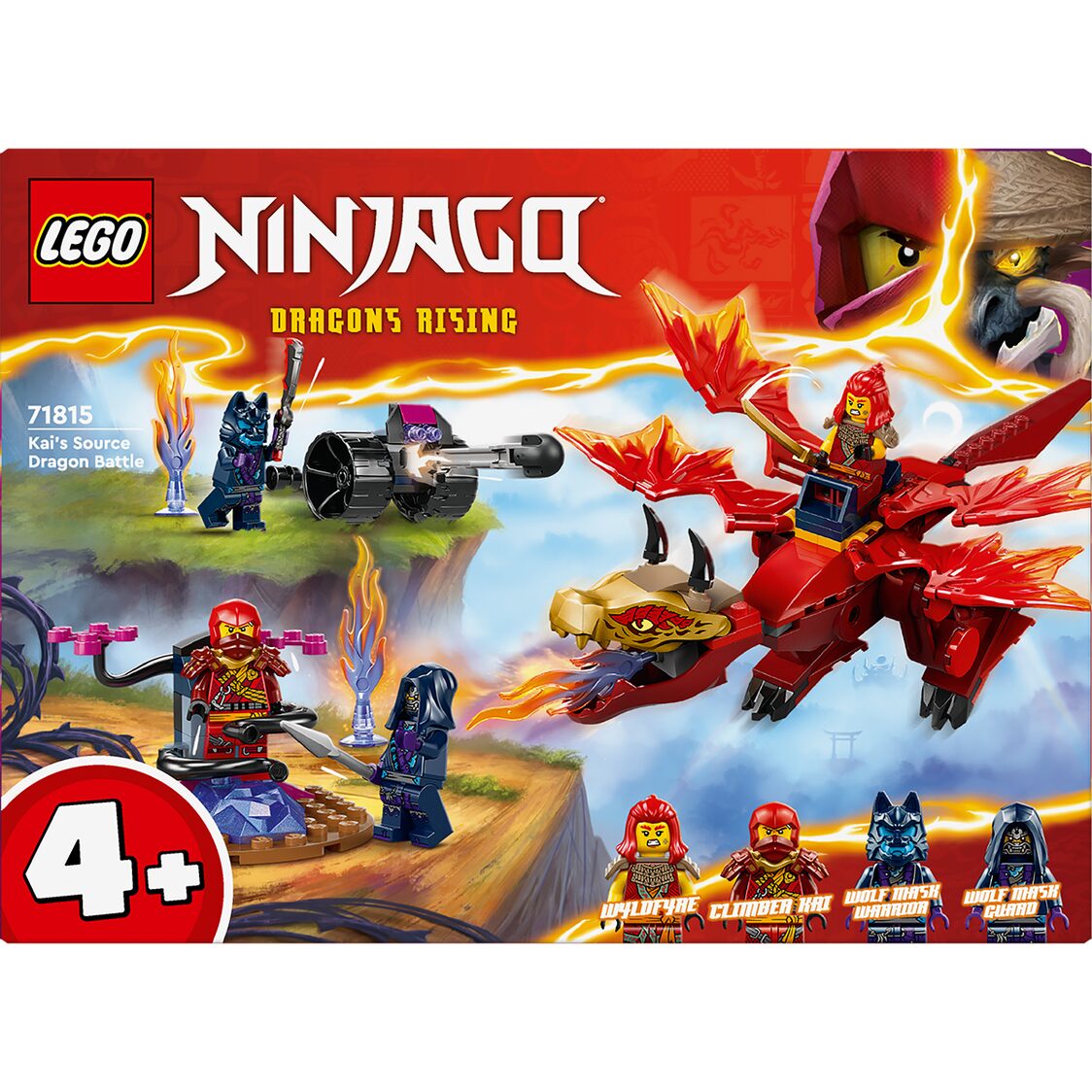 Lego 71815 Ninjago Lego Kai's Source Dragon Battle