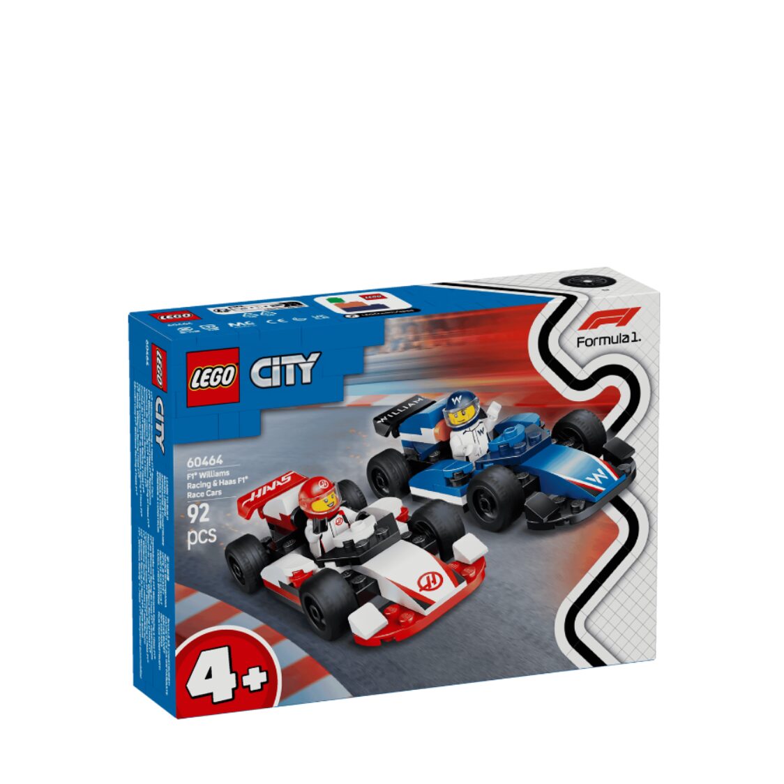 Lego F1® Williams Racing & Haas F1® Race Cars 60464