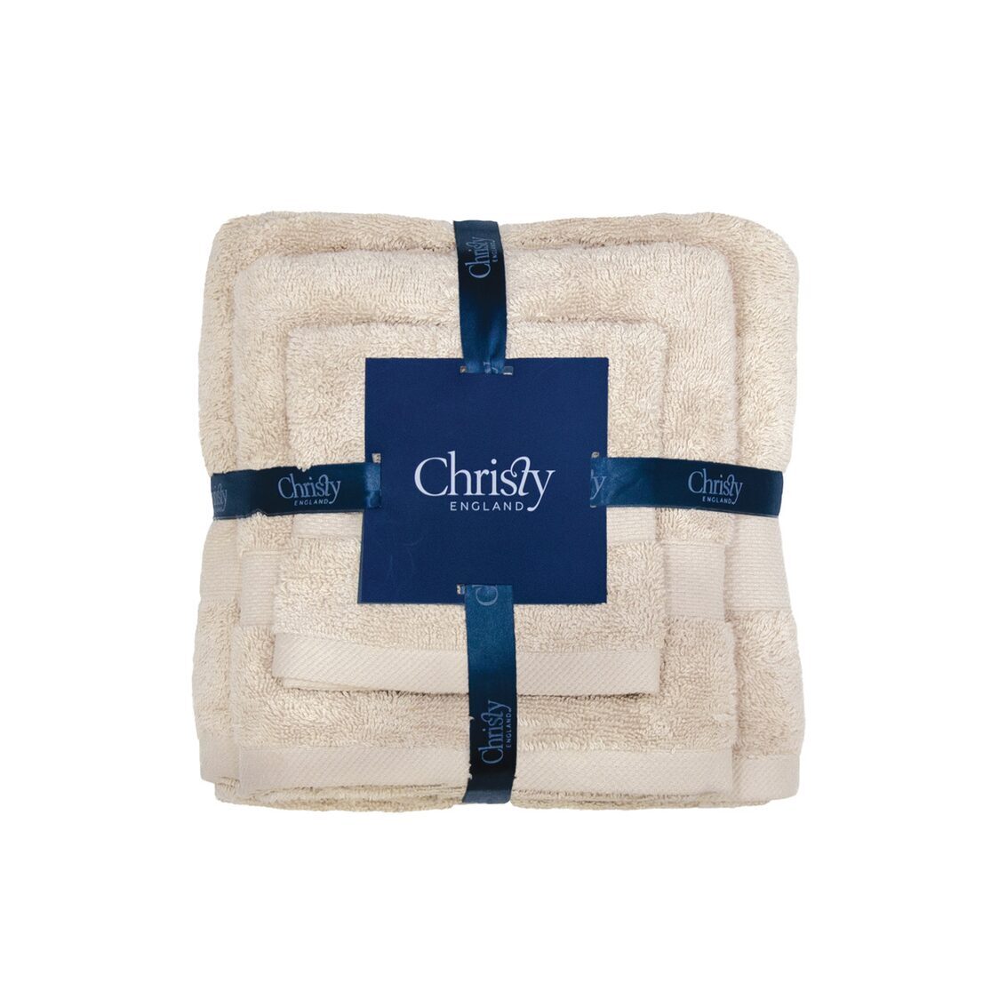 Christy 100% Combed Cotton 4pc (Face,Sports,Bath Towel & Terry Mat) Bundle Set