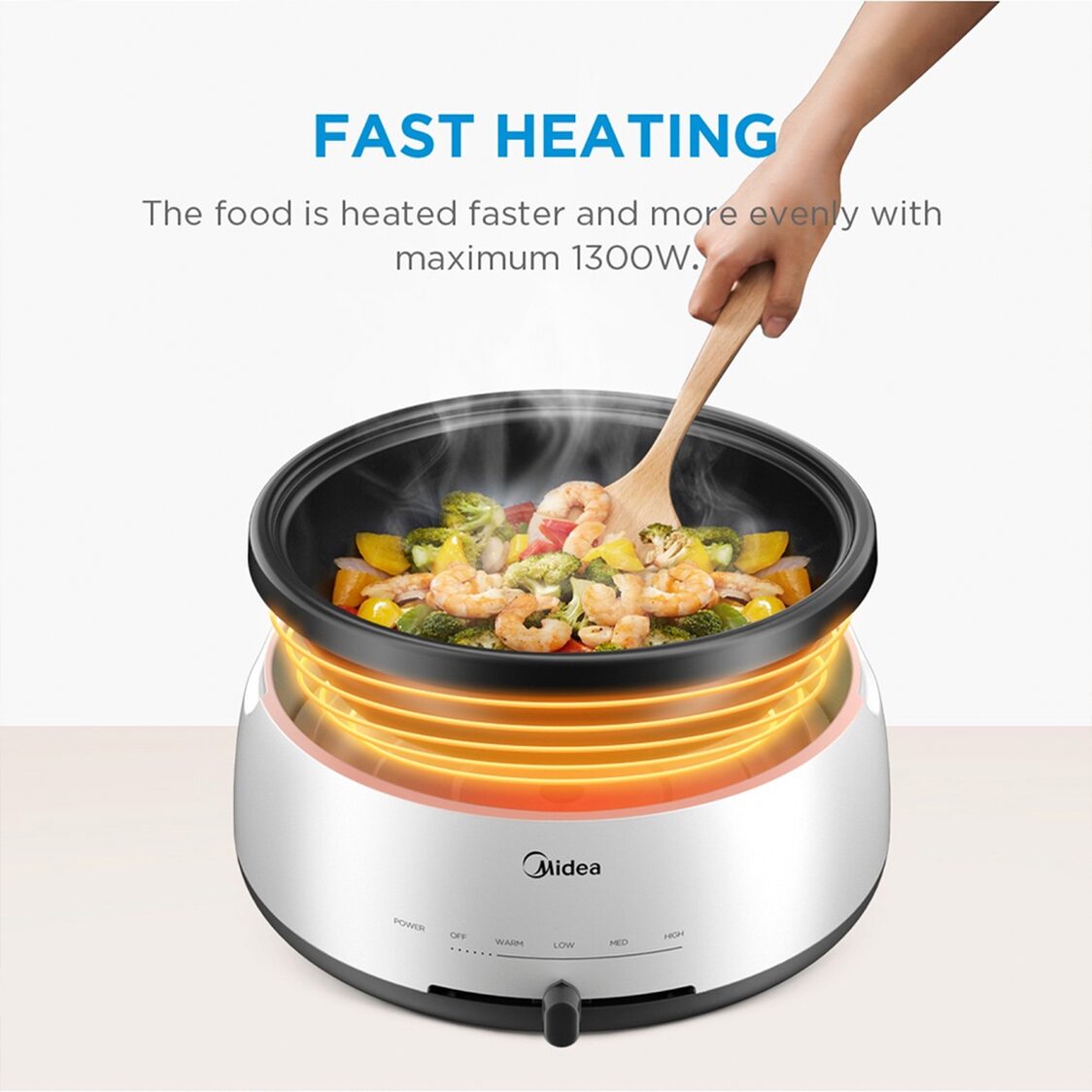 MIDEA 3.5L 1300W Multi Cooker (MEC-1040W)