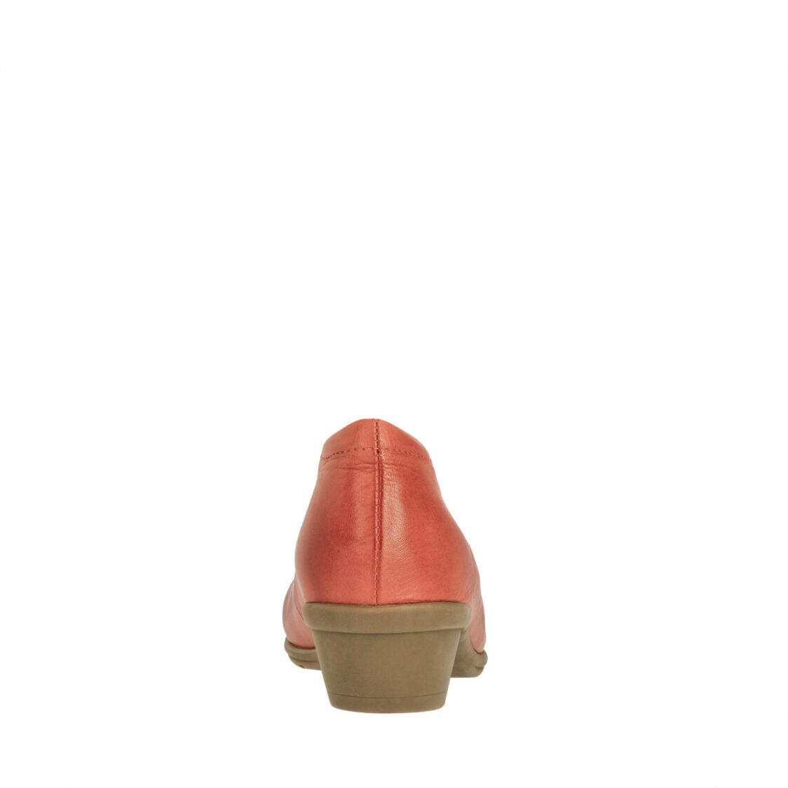 Barani 19601 Chestnut Leather Heels (Short)