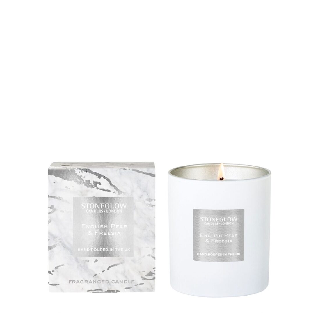 STONEGLOW English Pear & Freesia Candle 220g
