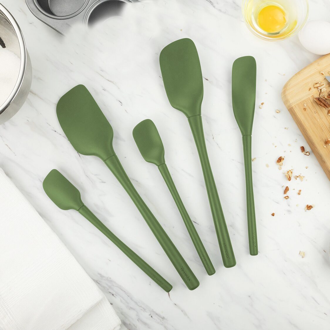 Tovolo Flex-Core Spatula Silicone Set S/5 - Pesto