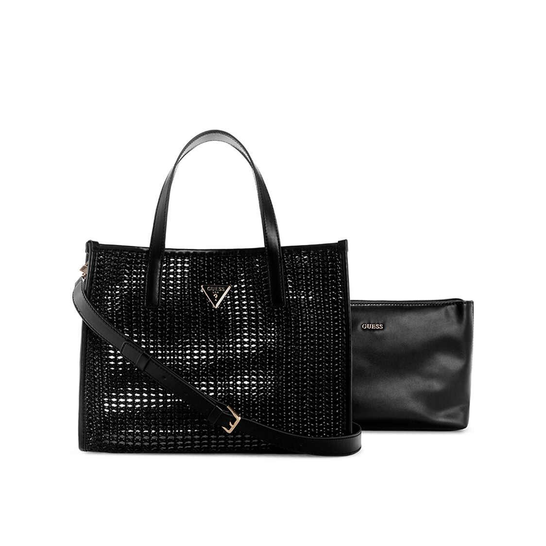 BRIGITTA 2 IN 1 TOTE,BLACK