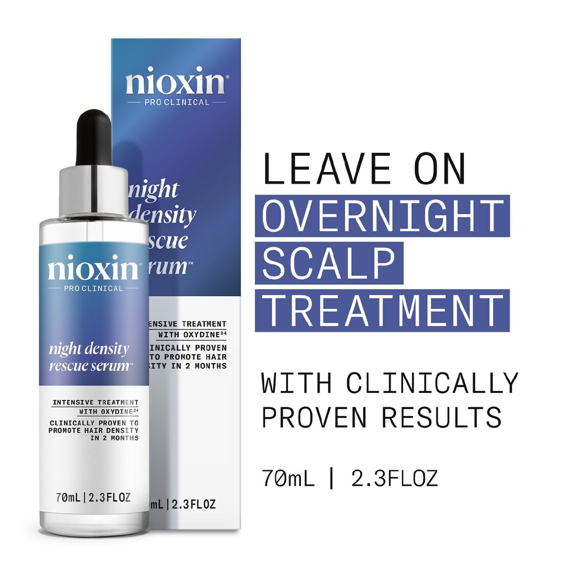 Nioxin Night Density Rescue Serum 70ml