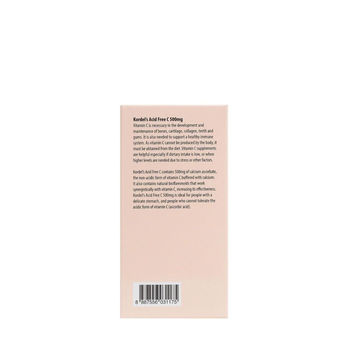 Kordel's Acid Free C 500mg 120s