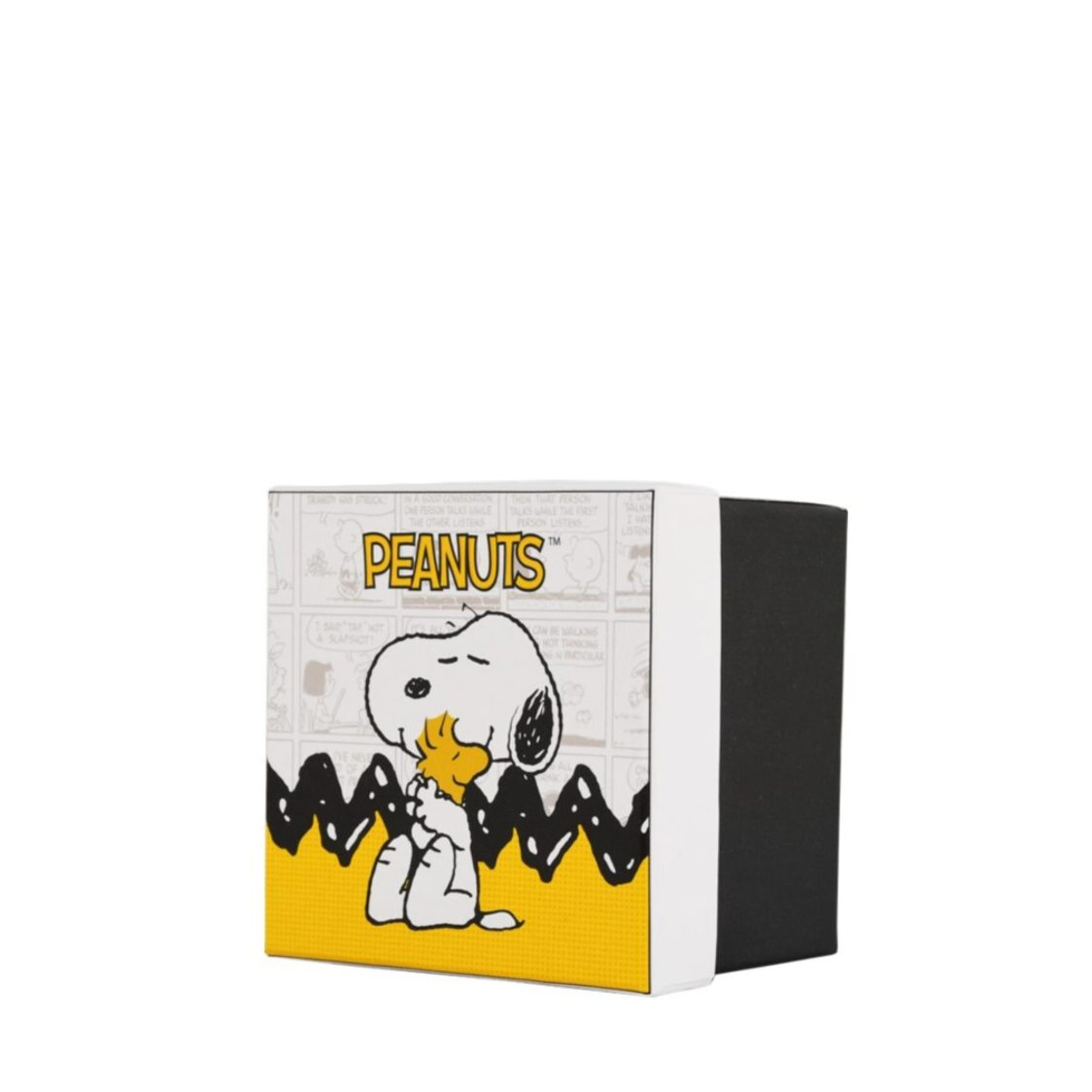 The Singapore Mint Peanuts Snoopy + Woodstock Snuggles 24K Gold Foil Mini Figure