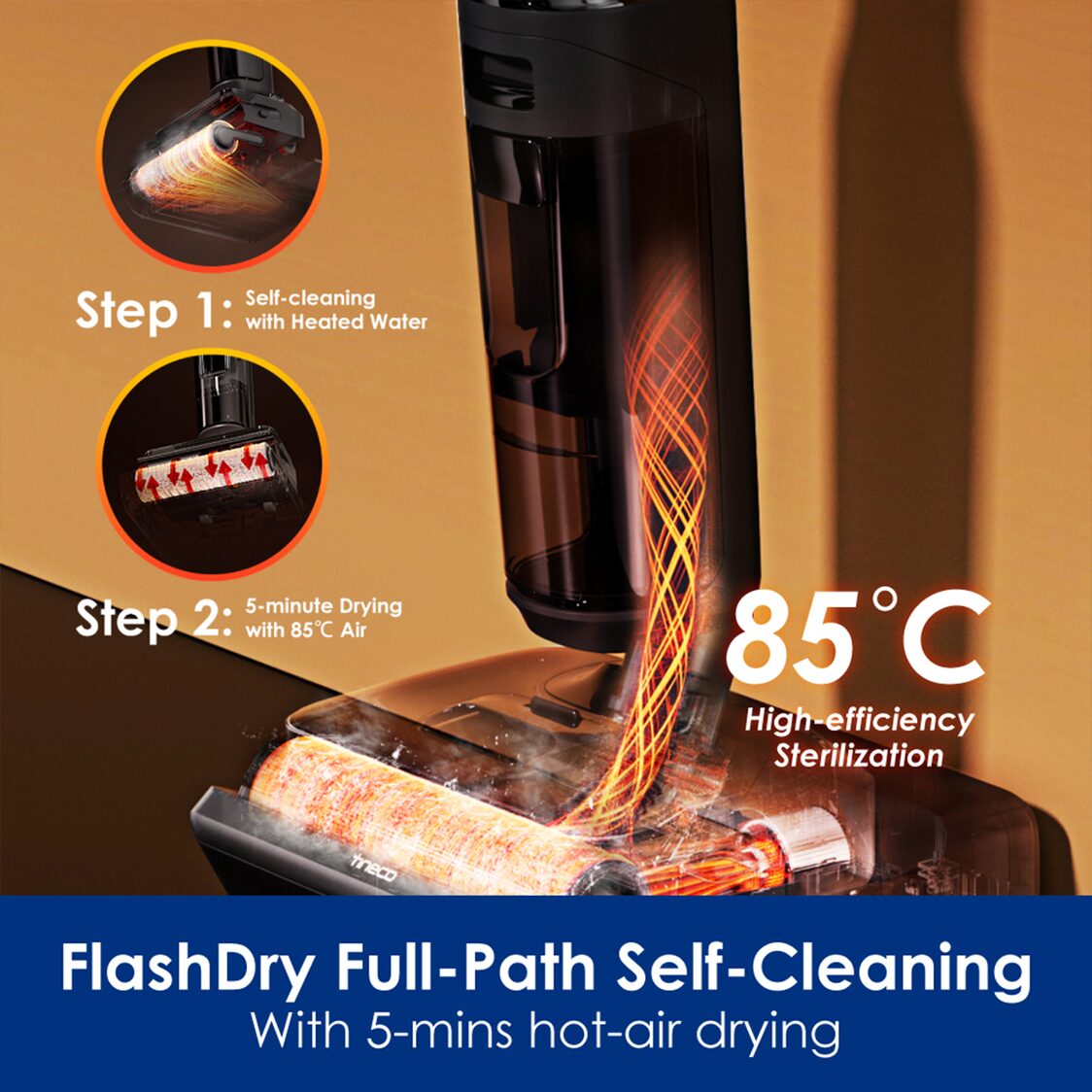 Tineco Floor One S7 Stretch - Black