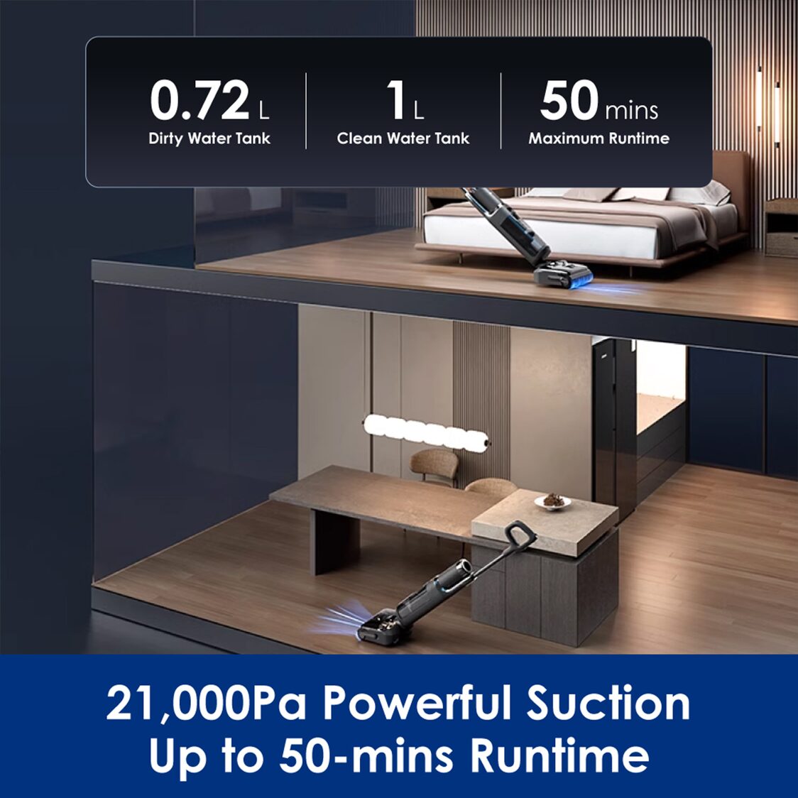 Tineco Floor One S7 Stretch - Black