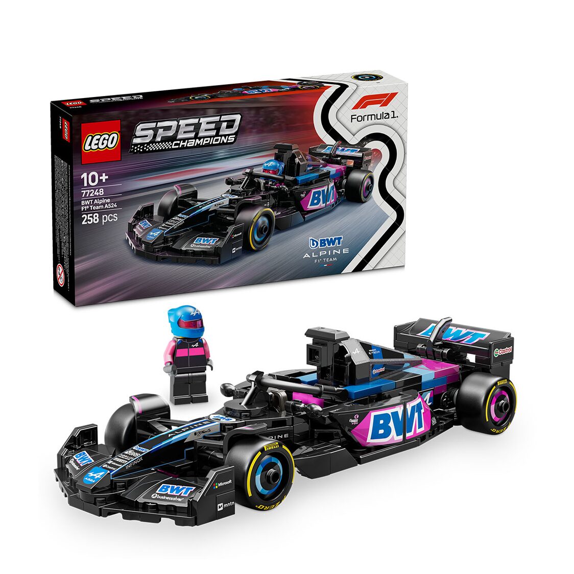 LEGO 77248 BWT Alpine F1® Team A524 Race Car