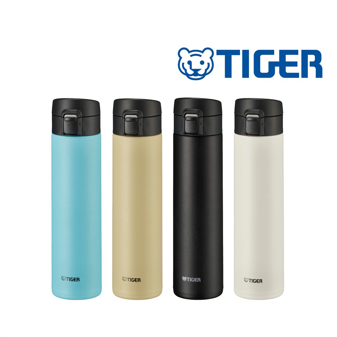 Tiger Bioguard+ Double S/Steel Thermal Bottle 600ml - Stone Black (MKA-K060 KK)