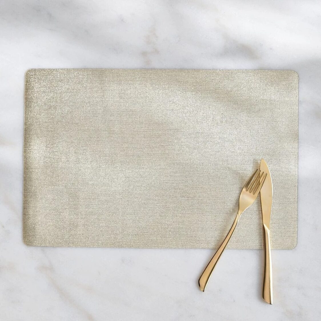 J. Rapee Metallic Placemat Gold