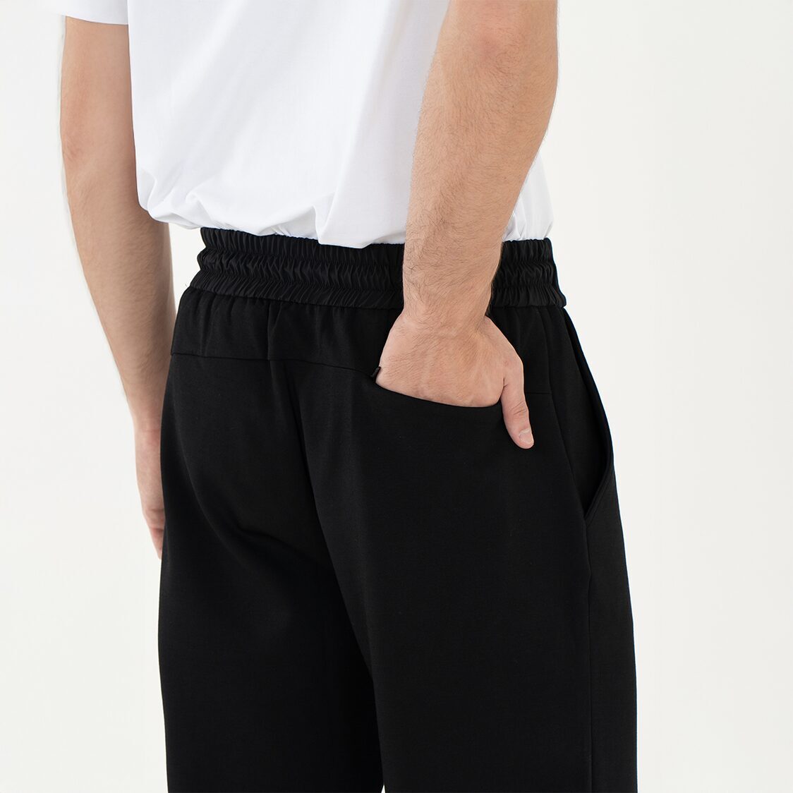 K/WOODS Mens Drift Patch Joggers - Black