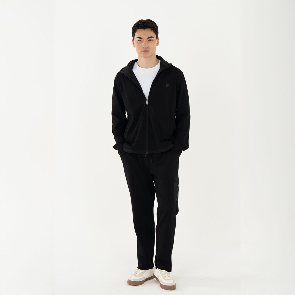 K/WOODS Mens Drift Patch Joggers - Black