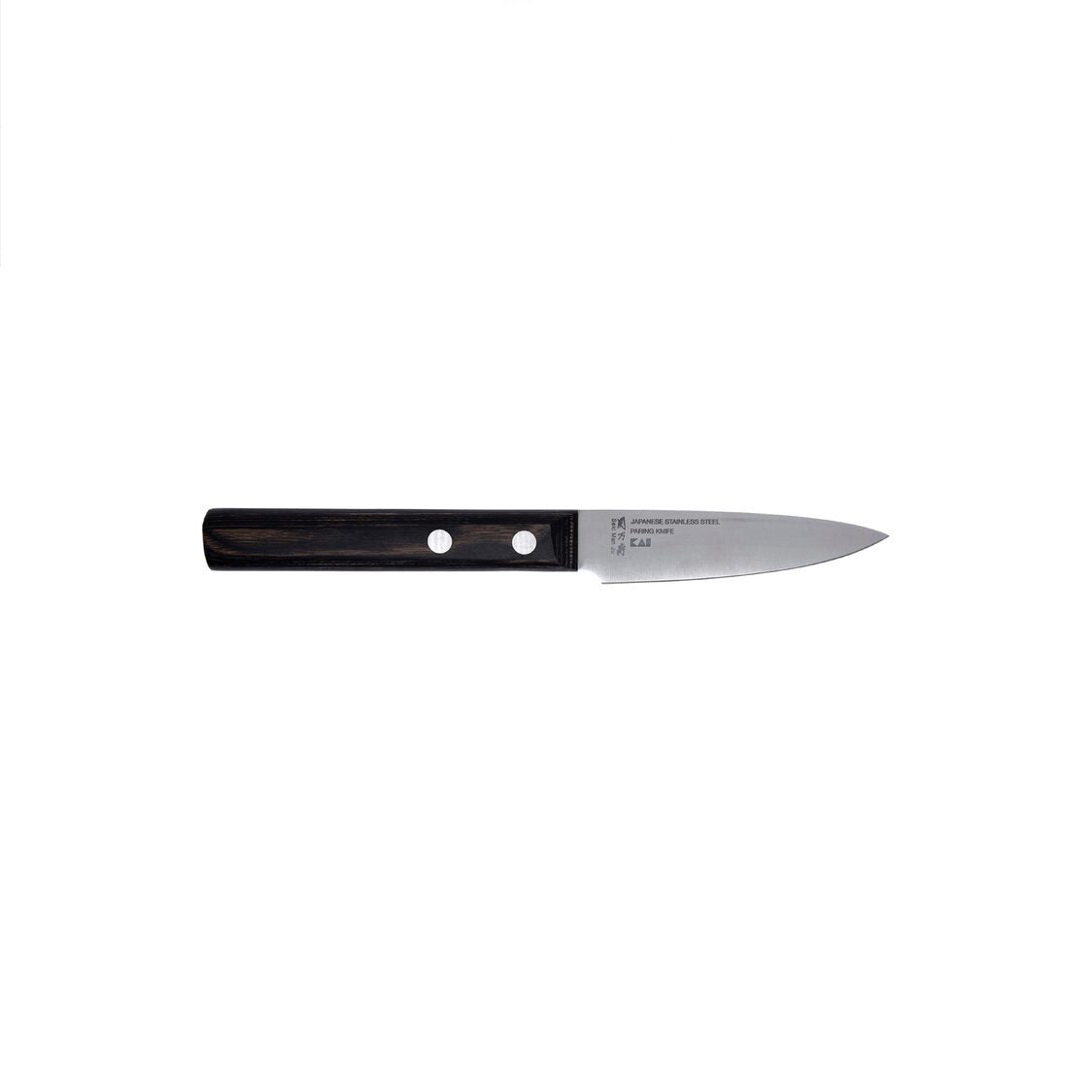 Kai Seki Manju Wooden Handle Paring Knife - 9 cm (BE-0553)