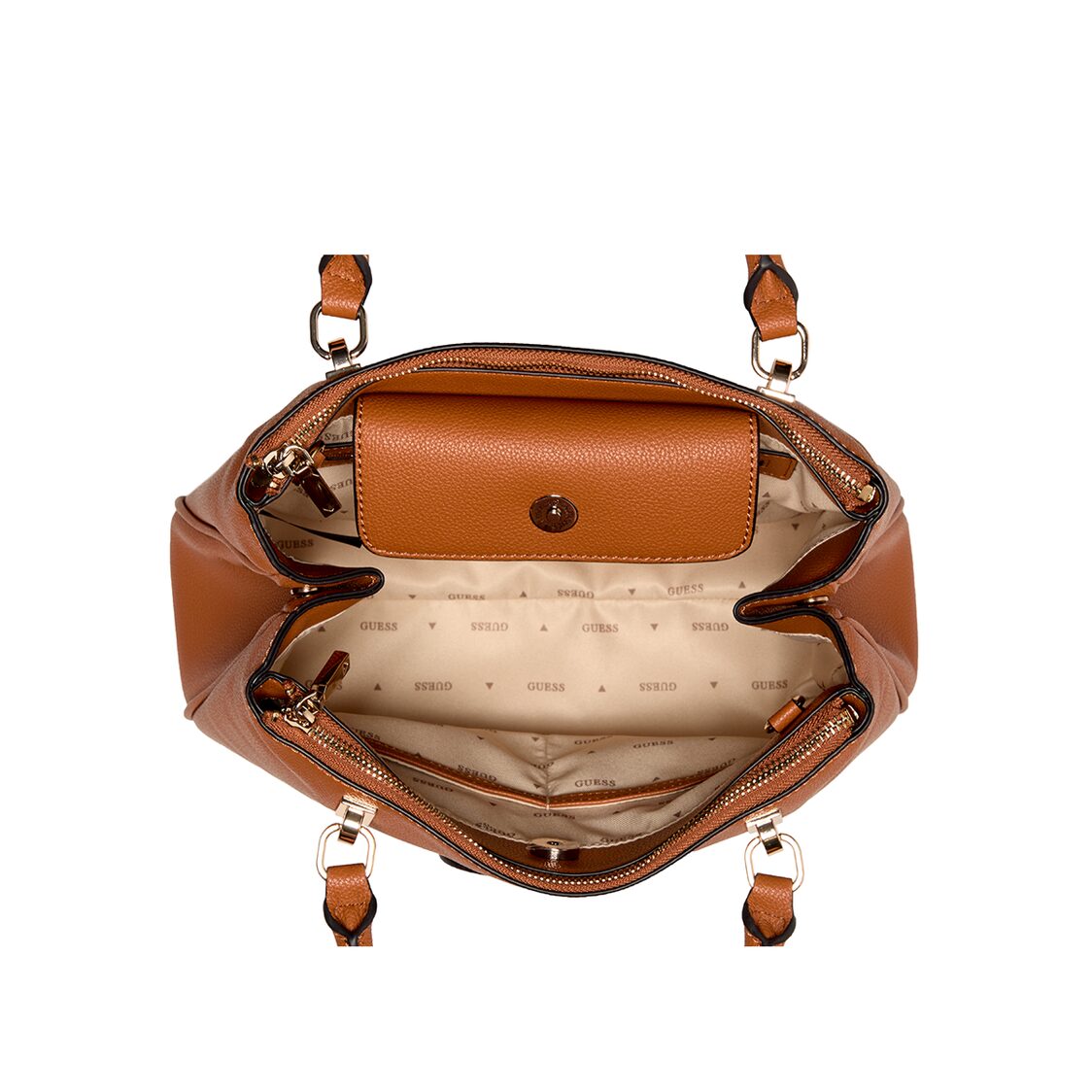 CALEBRA HOBO STATUS SATCHEL,COGNAC