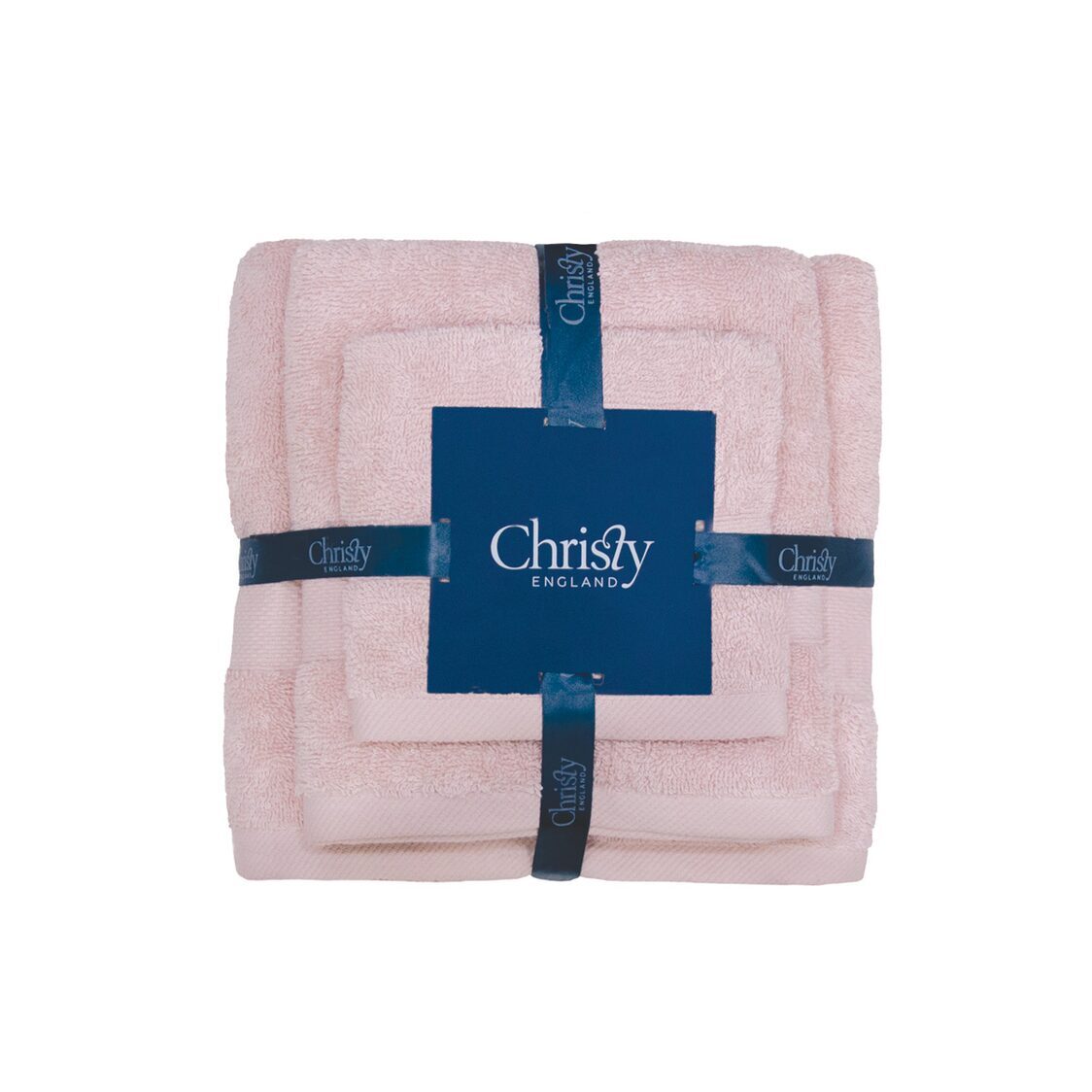 Christy 100% Combed Cotton 4pc (Face,Sports,Bath Towel & Terry Mat) Bundle Set