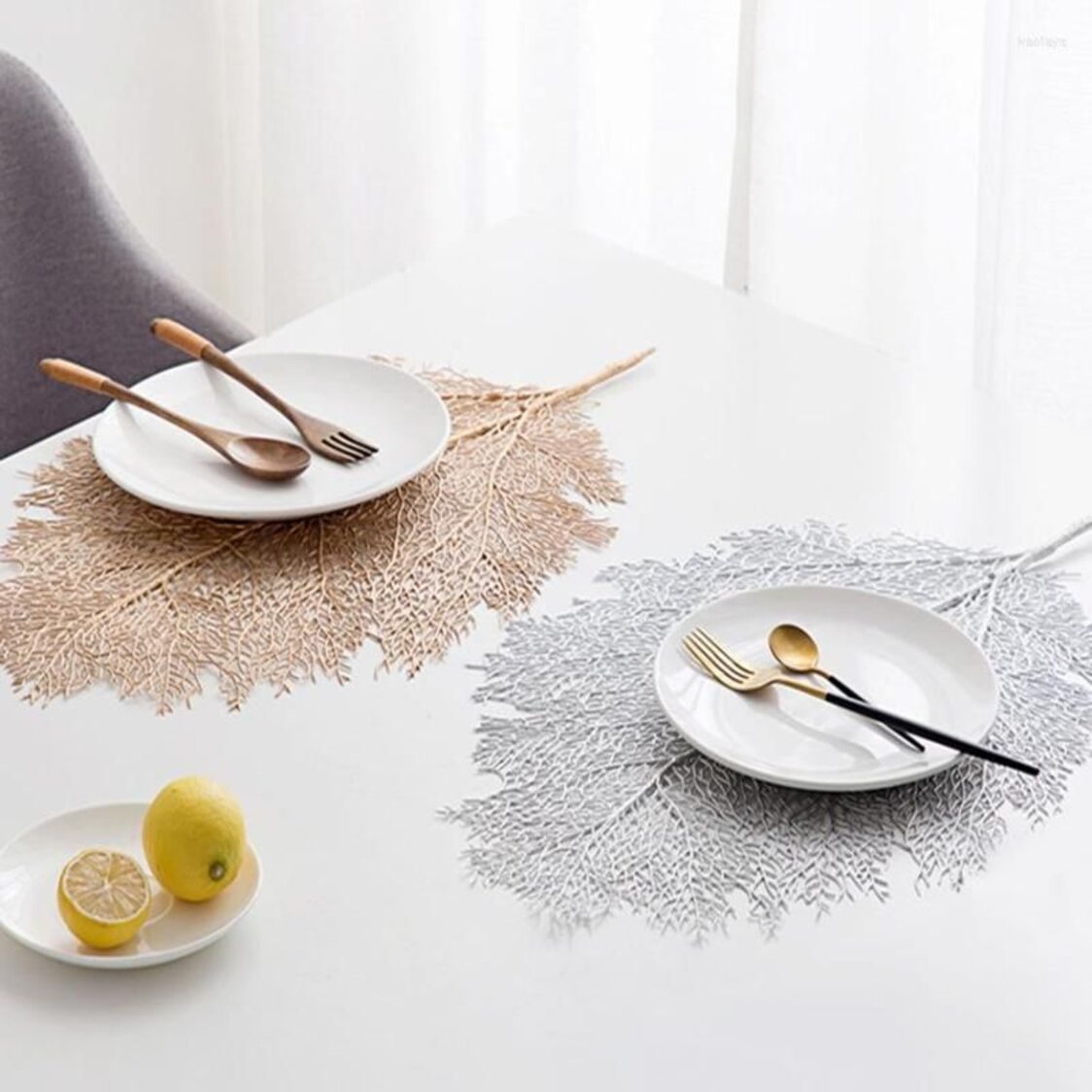 J. Rapee Vine Placemat Silver