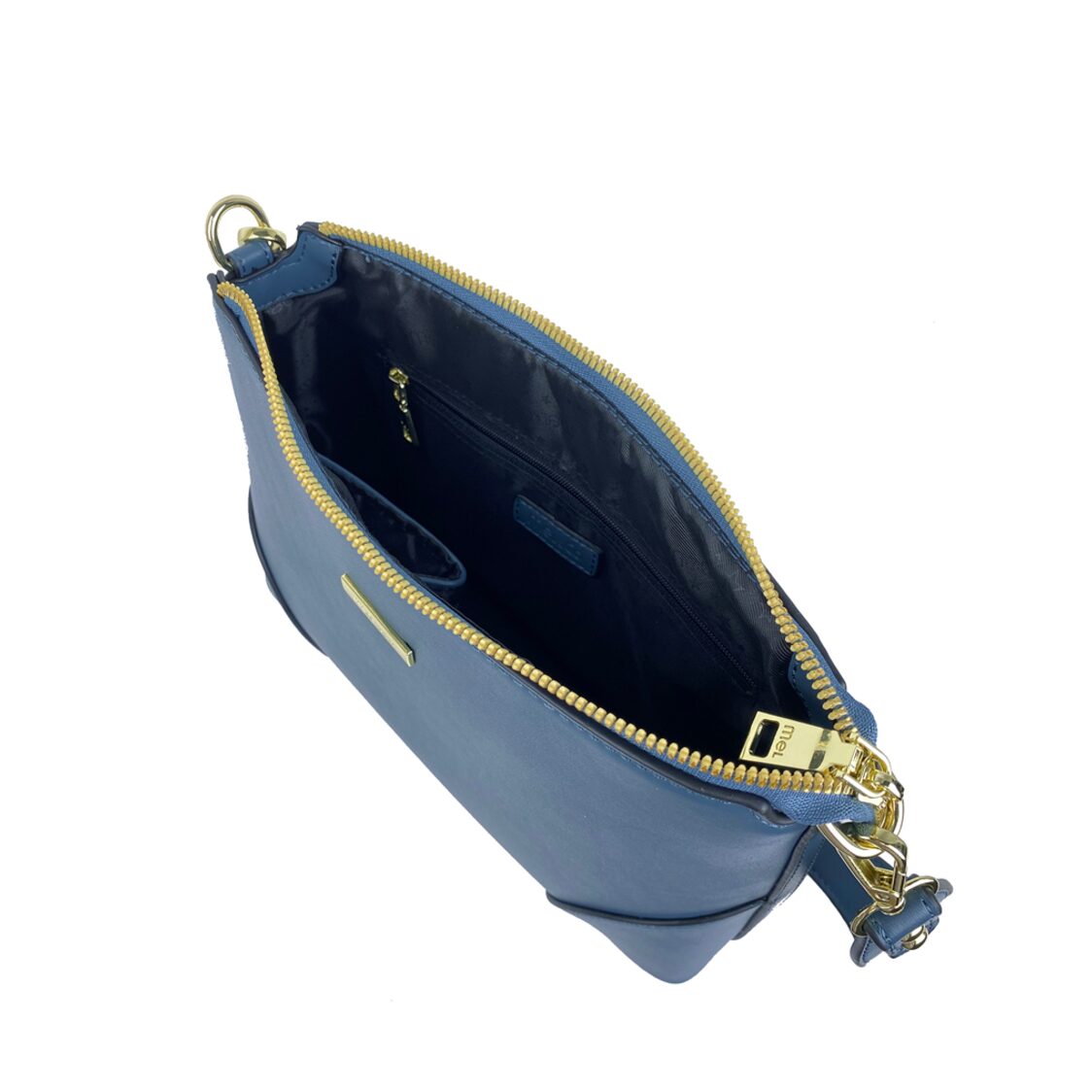 Mel&Co Basic Faux Leather Shoulder Sling Bag